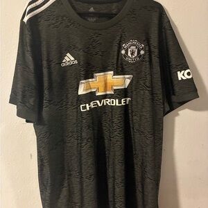 Adidas Manchester United Black Jersey